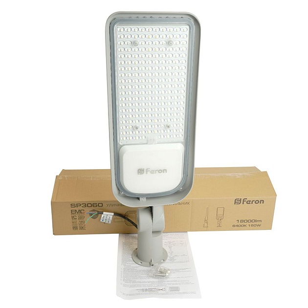 Уличный светодиодный консольный светильник Feron SP3060 48688 Фото № 3