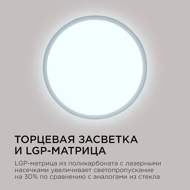 Настенно-потолочный светодиодный светильник Apeyron Spin 18-128 Фото № 7