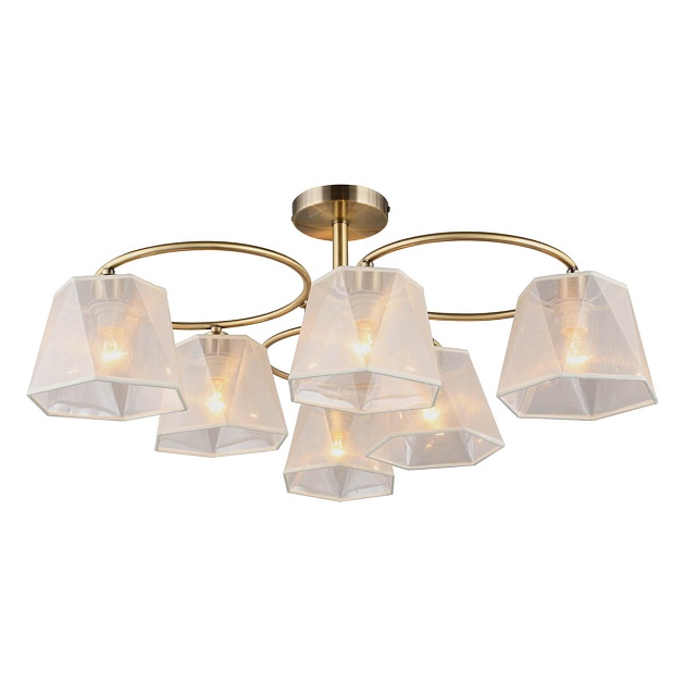 Потолочная люстра Omnilux Rapallo OML-65017-06 изображение 1 Потолочная люстра Omnilux Rapallo OML-65017-06 Фото № 1