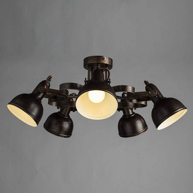 Потолочная люстра Arte Lamp Martin A5216PL-5BR изображение 3 Потолочная люстра Arte Lamp Martin A5216PL-5BR Фото № 3