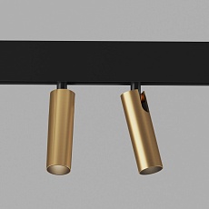 Трековый светодиодный светильник Elektrostandard Slim Magnetic Dim Dual 85056/01 латунь a063527 2