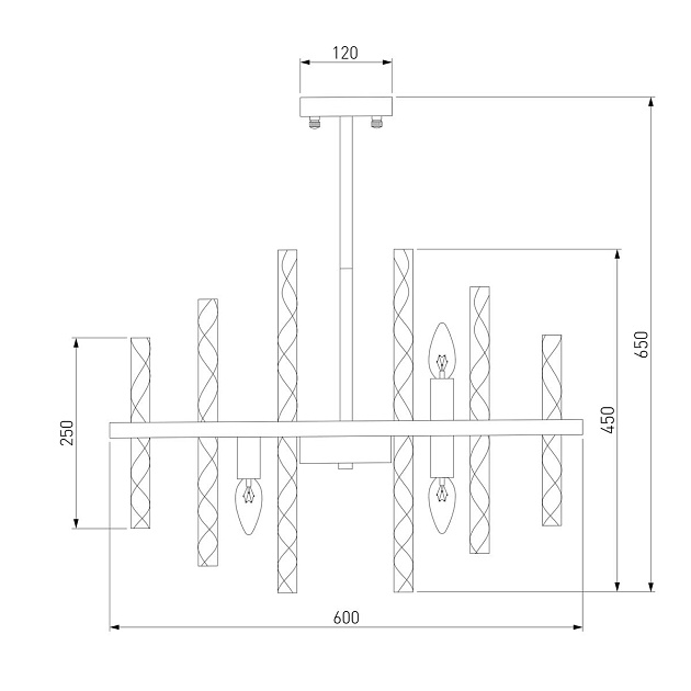 Подвесная люстра Bogates Hollis 367/9 Smart Фото № 3