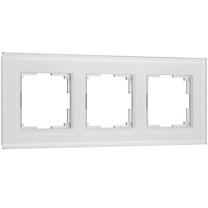 Рамка Werkel Senso на 3 поста белый стекло soft-touch W0033101 4690389200410