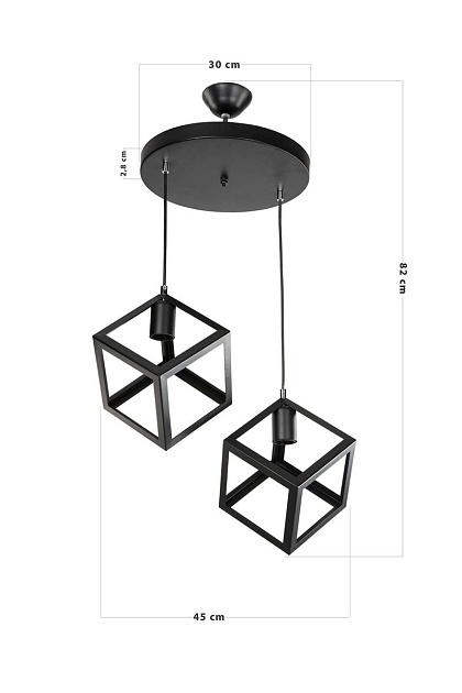 Подвесной светильник Toplight Cherilyn TL1604H-02BK Фото № 4