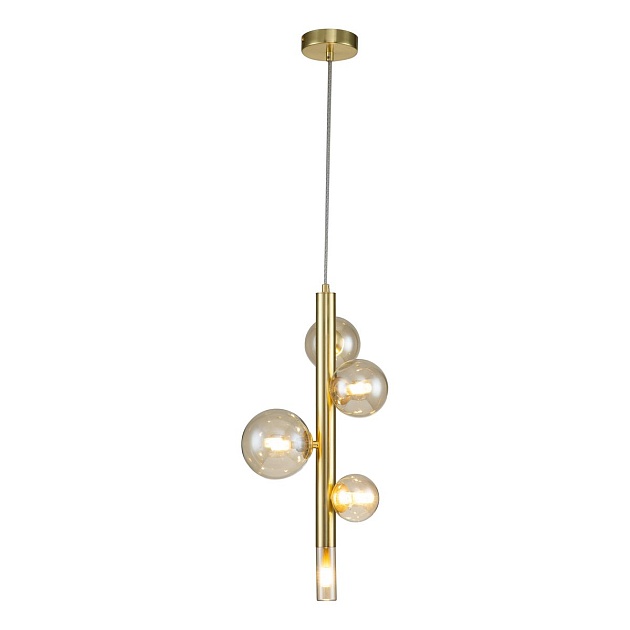 Подвесная люстра Indigo Canto 11026/5P Gold V000245 Фото № 1