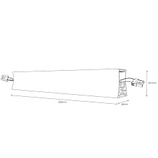 Подвесной светодиодный светильник Mantra Hanok 7554 1