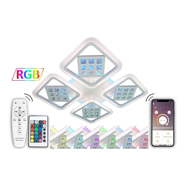 Потолочная светодиодная люстра Natali Kovaltseva Innovation Style 83008 Фото № 1