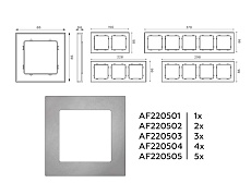 Рамка AMBRELLA VOLT AF220505 2