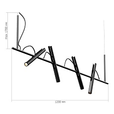 Подвесной светодиодный светильник ST Luce Lilt SL6210.403.04 2