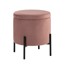 Пуф Stool Group Грейс велюр пыльно-розовый vd-grays-b15