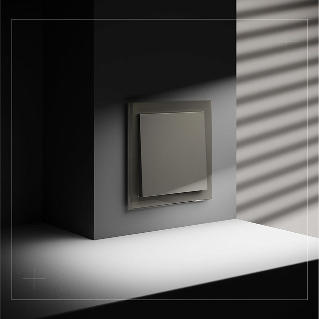 Выключатель встраиваемый Voltum S70 одноклавишный 10А, (шелк) VLS010104 Фото № 6