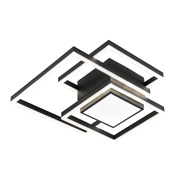 Потолочная светодиодная люстра Escada Twins 10242/4LED Black Фото № 1