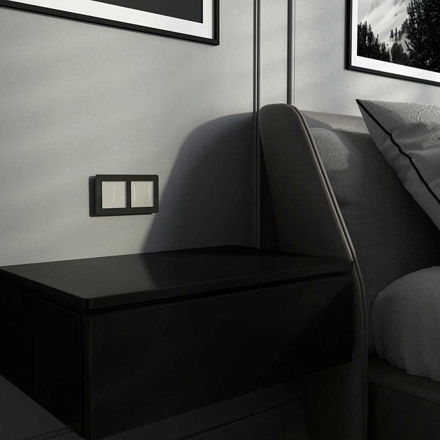 Умный сенсорный выключатель двухклавишный (дымчатый) W4523641/ a069765 Фото № 3