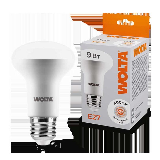 Светодиодная лампа WOLTA 25S63R9E27 Фото № 1