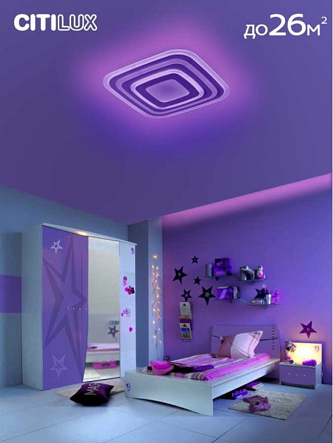 Потолочный светодиодный светильник Citilux Триест Смарт CL737A100E Фото № 26