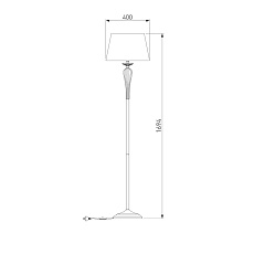 Торшер Bogates Olenna 01105/1 белый 4