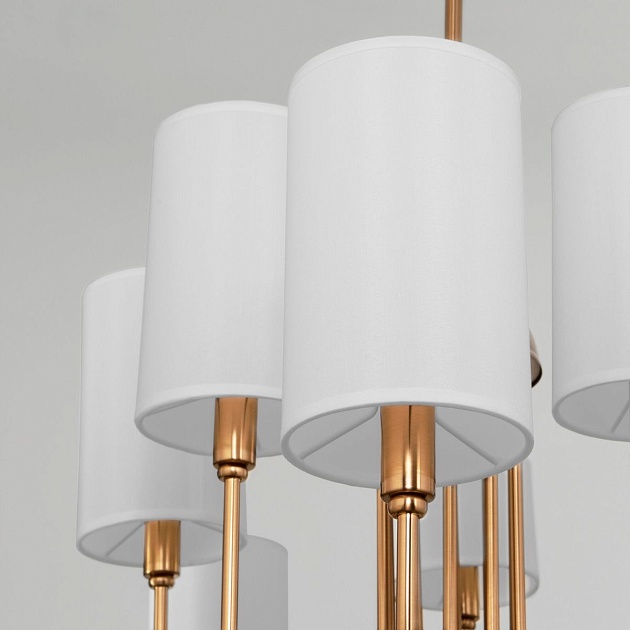 Подвесная люстра Eurosvet Abbey 60164/10 латунь Фото № 3