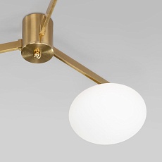 Потолочная люстра Eurosvet Opaline 70220/3 латунь 2