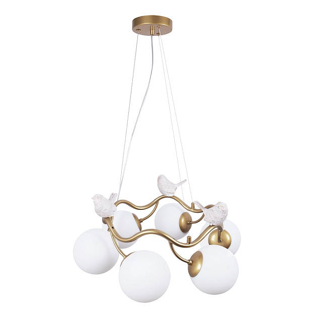 Подвесная люстра Arte Lamp Camomilla A9712LM-6SG Фото № 1