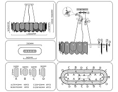 Подвесной светильник Ambrella light High light LH31255 2