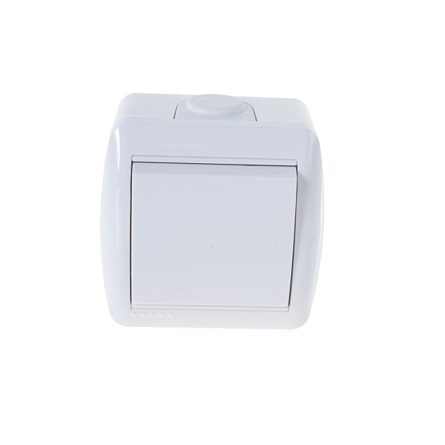 Выключатель Lezard Nata белый 710-0200-100 изображение 1 Выключатель Lezard Nata белый 710-0200-100 Фото № 1