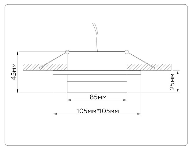 Встраиваемый светильник Ambrella light TECHNO SPOT TN52422 Фото № 5