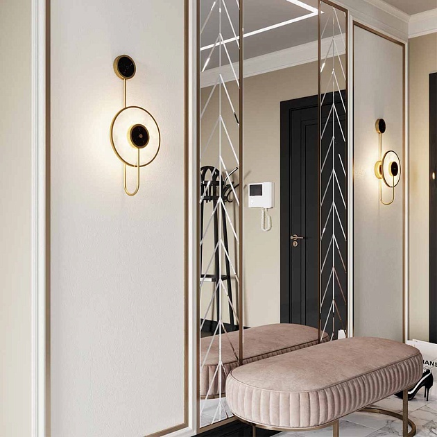 Настенный светодиодный светильник Odeon Light Midcent Naxos 4312/5WL изображение 4 Настенный светодиодный светильник Odeon Light Midcent Naxos 4312/5WL Фото № 4