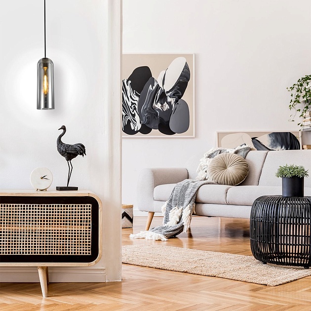 Подвесной светильник Escada Damask 10195/1S Smoke Фото № 5