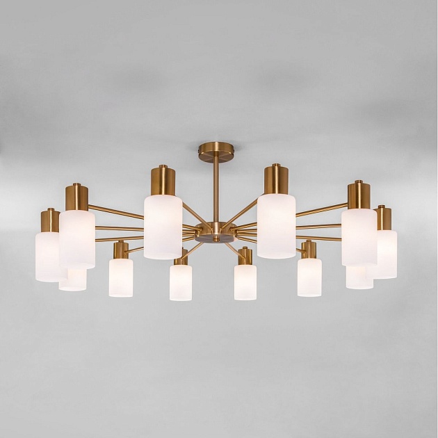 Потолочная люстра Eurosvet Vegga 70160/12 латунь Smart изображение 1 Потолочная люстра Eurosvet Vegga 70160/12 латунь Smart Фото № 1