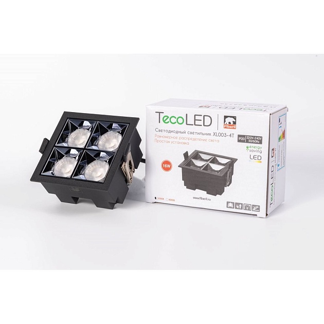 Встраиваемый светодиодный светильник Fiberli XL003-3T 12130303 Фото № 5