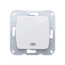 DEA Выключатель (переключатель) 1кл прох. (инд) с/у 10А мех. белый KRANZ KR-78-0206