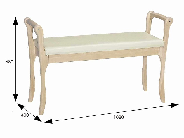 Банкетка Мебелик 007569 изображение 3 Банкетка Мебелик 007569 Фото № 3