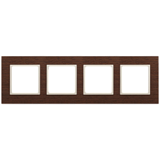 Рамка 4-постовая ЭРА Elegance 14-5304-09 Б0034586 1