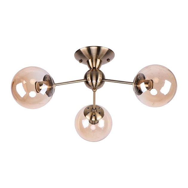 Потолочная люстра ЭкономСвет 20905/3AB AMB Фото № 1