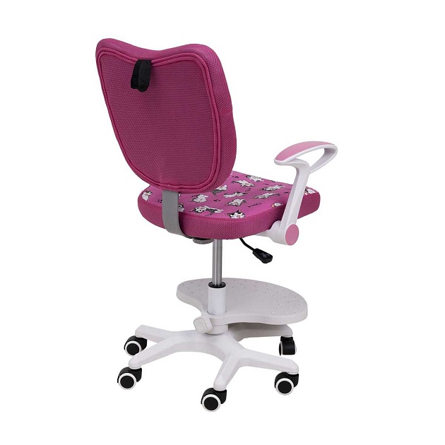 Детское кресло AksHome Catty фуксия с котятами, ткань 84764 изображение 11 Детское кресло AksHome Catty фуксия с котятами, ткань 84764 Фото № 11