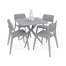 Обеденная группа Sheffilton SHT-DS197 серый 5701408001