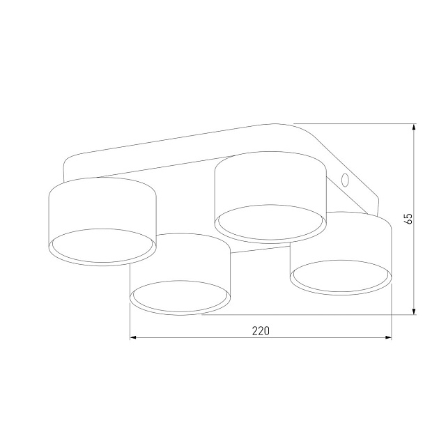 Потолочная люстра TK Lighting 6143 Space Black Gold изображение 2 Потолочная люстра TK Lighting 6143 Space Black Gold Фото № 2