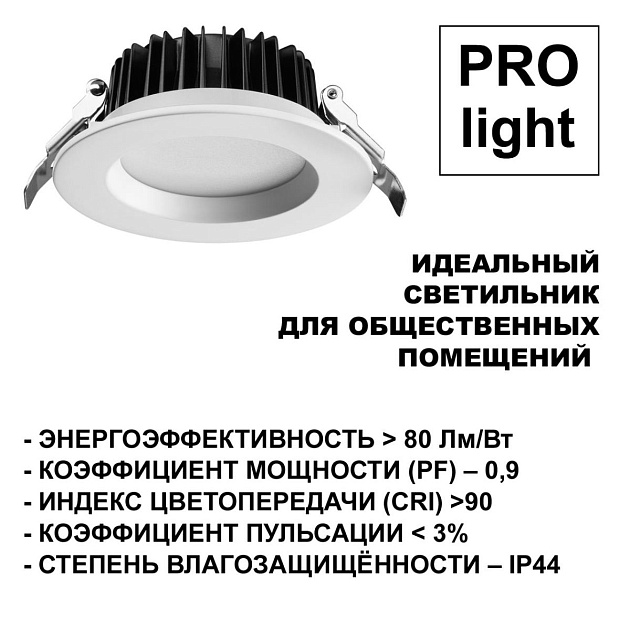 Встраиваемый светодиодный светильник Novotech Spot Drum 359415 Фото № 4