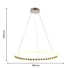 Подвесной светодиодный светильник Favourite Helmet 4590-8P 1