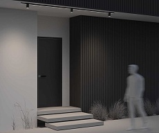 Уличный трековый светильник Maytoni Outdoor O-TR01-2-S-16WB3K 1