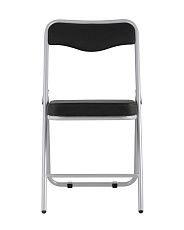 Складной стул Stool Group Джонни экокожа черный каркас металлик fb-jonny-blackmet 2