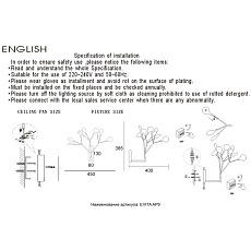 Бра Crystal Lux Evita AP9 Gold/Transparent 1