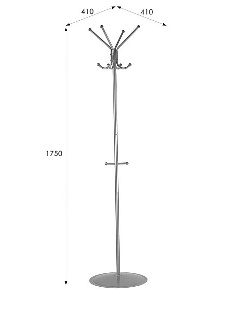 Напольная вешалка Мебелик Пико 1 000950 изображение 3 Напольная вешалка Мебелик Пико 1 000950 Фото № 3