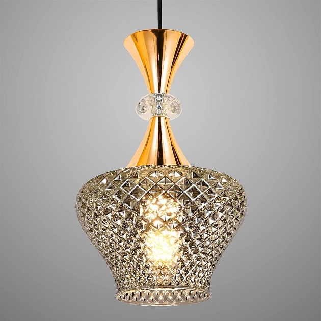 Подвесная люстра Reluce 09004-0.9-05 Smoke Фото № 2