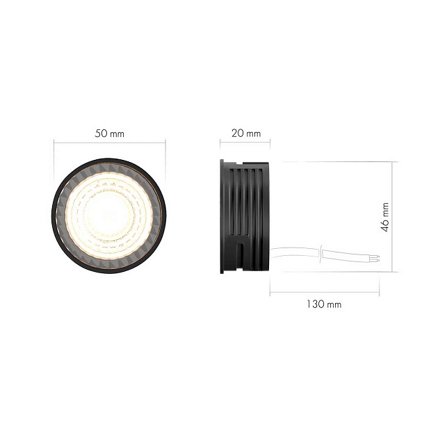 Светодиодный модуль Denkirs DK4000-7W-BK Фото № 2