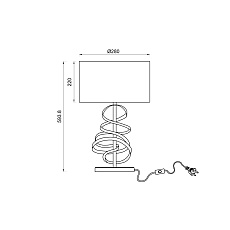 Настольная лампа Vele Luce Violino VL4174N01 4