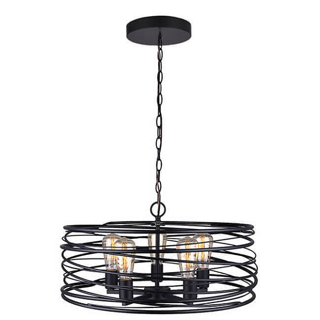 Подвесная люстра Toplight Carol TL1187H-05BK изображение 1 Подвесная люстра Toplight Carol TL1187H-05BK Фото № 1