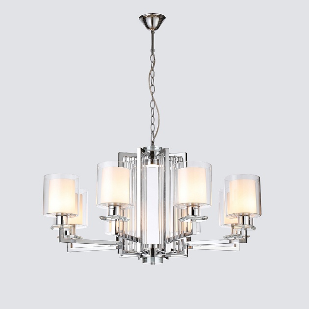 Подвесная люстра iLamp King RM6201-8 CR+CL Фото № 1
