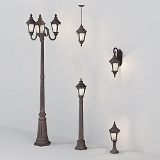 Уличный подвесной светильник Maytoni Goiri O029PL-01BZ 3