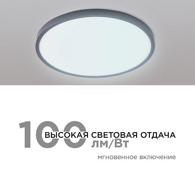 Настенно-потолочный светодиодный светильник Apeyron Spin 18-128 Фото № 4